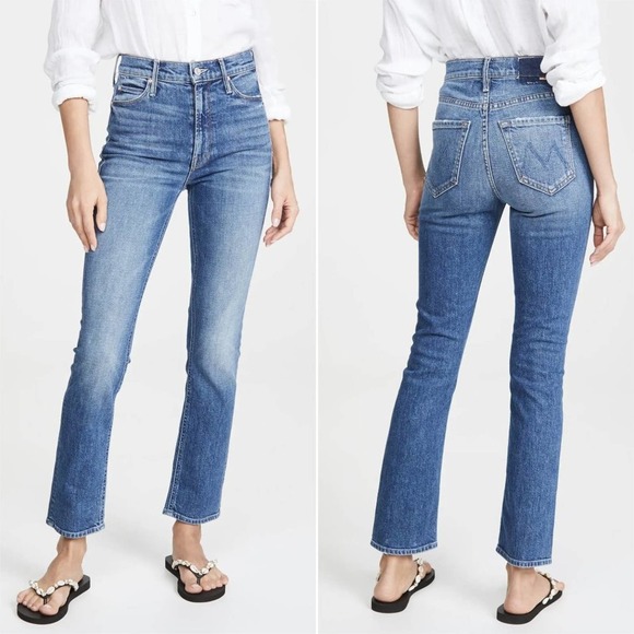 MOTHER Denim - MOTHER Superior The Dazzler Straight Jeans in Cowboys Don’t Cry